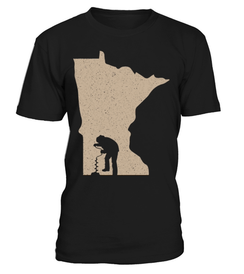 Ice Fishing Vintage Minnesota T-Shirt Unisex