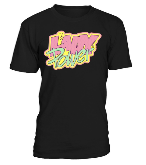 Lady Power Quote Color Stroke T-Shirt Unisex