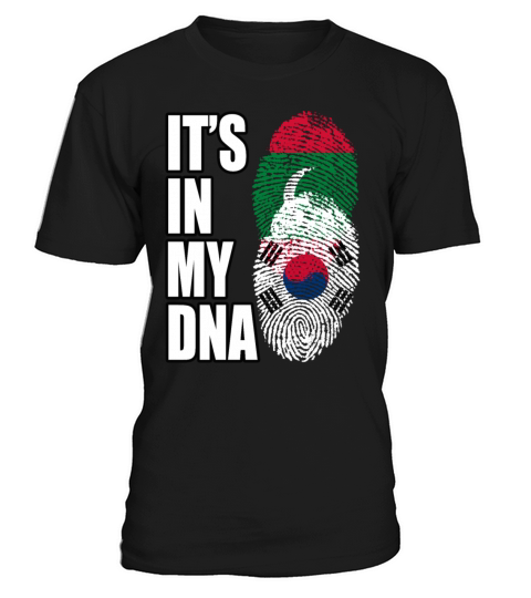 Maldivian And South Korean Mix Heritage DNA Flag T-Shirt Unisex