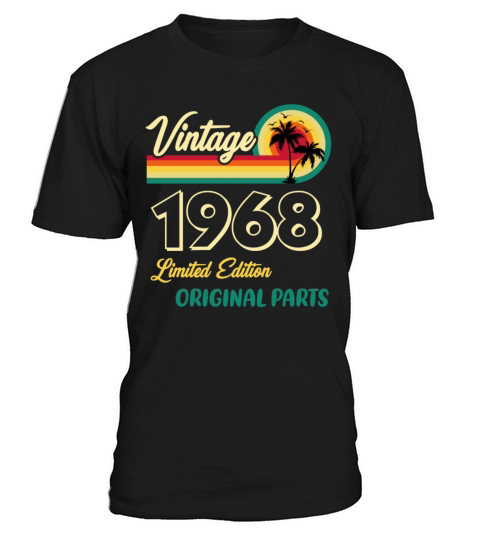 Vintage 1968 Limited Edition Original Parts T-Shirt Unisex
