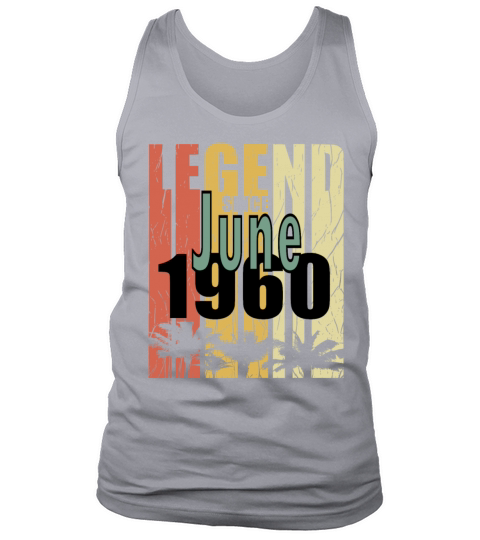 1960 vintage born in June gift Tank Top Unisex