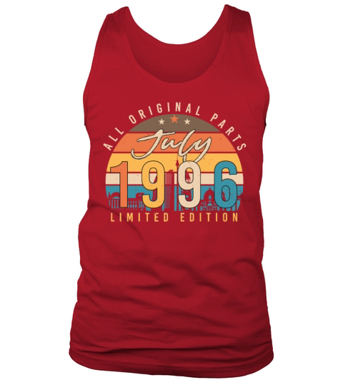 1996 July Vintage Tank Top Unisex