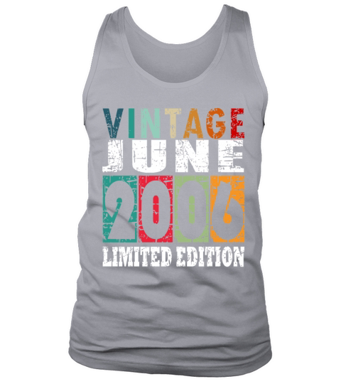 2006 vintage born in June gift Tank Top Unisex