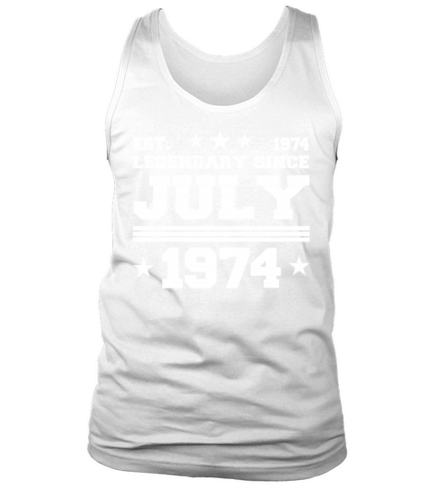 48th birthday July vintage 1974 gift idea Tank Top Unisex
