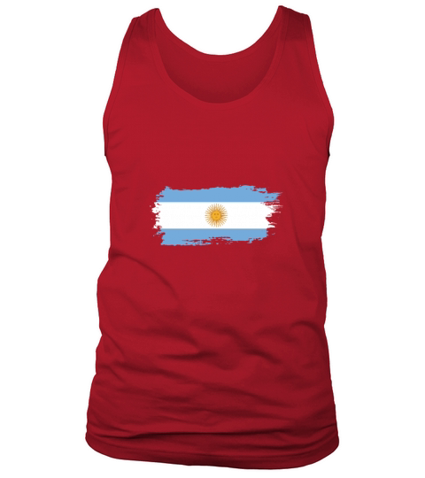 Abstract Flag Of Argentina Tank Top Unisex