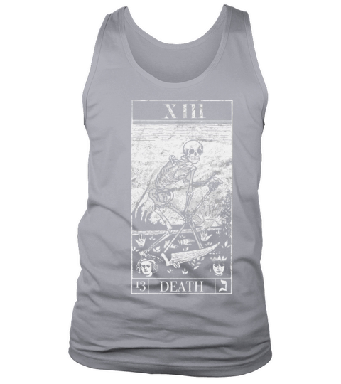 Blackcraft The Grim Reaper Vintage Death Tarot Car Tank Top Unisex