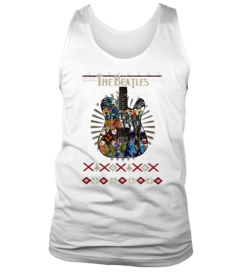 Guitar The Beatles signature ugly Christmas shirt Tank Top Unisex