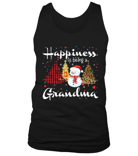 Happiness Grandma Cute Snowman Christmas Tank Top Unisex