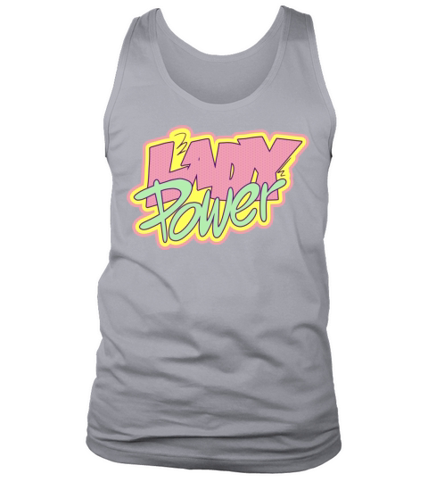 Lady Power Quote Color Stroke Tank Top Unisex
