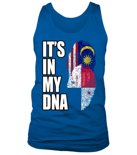 Malaysian And Panamanian Mix Heritage DNA Flag Tank Top Unisex