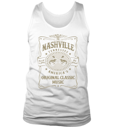 Nashville Music City Usa Vintage Tank Top Unisex