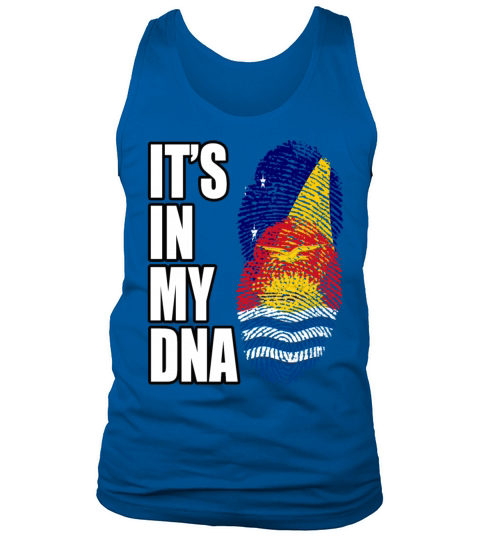 Tokelauan And Kiribati Mix Heritage DNA Flag Tank Top Unisex