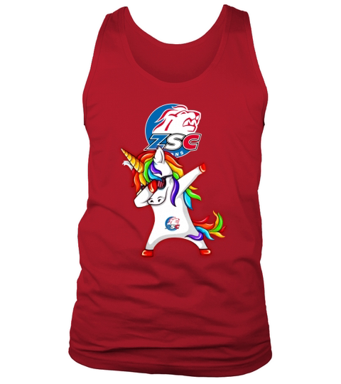 Unicorn dabbing and ZSC lions Tank Top Unisex
