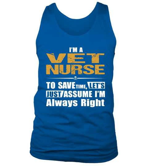 VET NURSE Tank Top Unisex