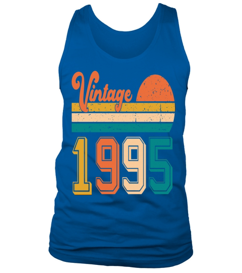 Vintage 1995 birthday gift Tank Top Unisex