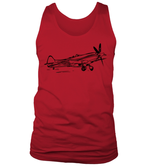 Vintage Popeller Flieger Airplane Tank Top Unisex