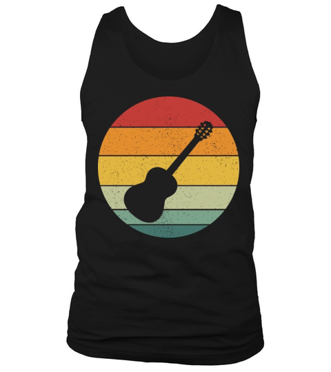 Vintage Retro Classic Guitar Vintage Music Tank Top Unisex