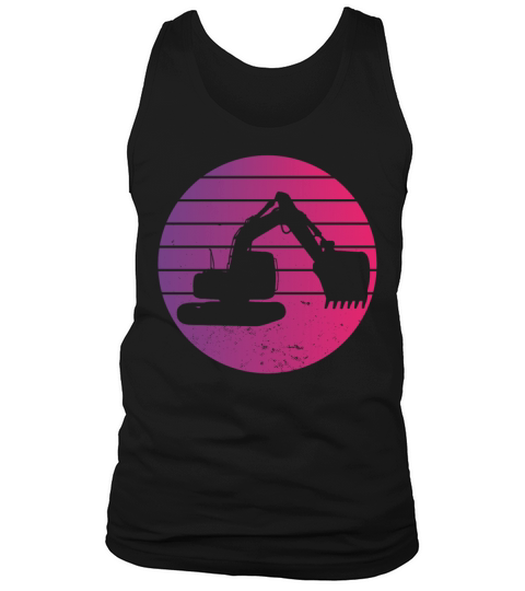 Vintage Retro Excavator Tank Top Unisex