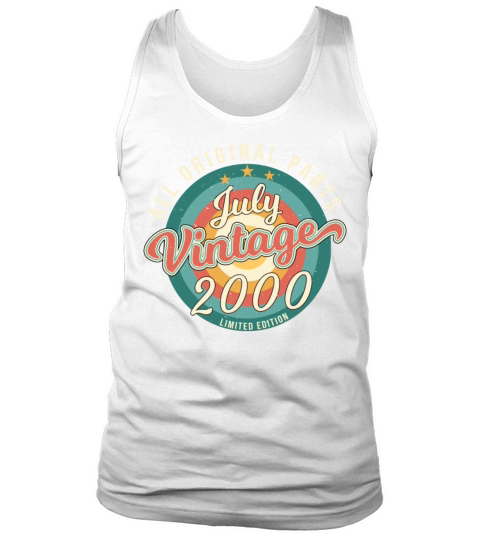 Year Of Construction 2000 In July Tank Top Unisex