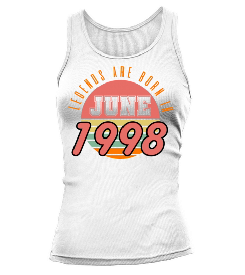 1998 vintage born in June gift Tank top Woman