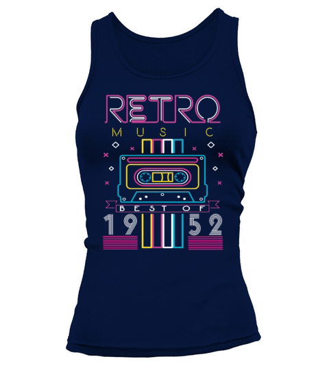 Best Of 1952 Retro Cassette Vintage Birthday Tank top Woman