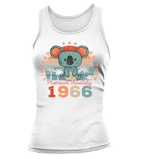 Birth Year 1966 Birthday Gift Koala Bear Koalas Tank top Woman