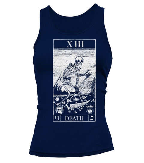 Blackcraft The Grim Reaper Vintage Death Tarot Car Tank top Woman