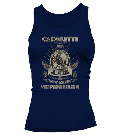 BNS200132-CADORETTE JOIN NIGHT WATCH FIGHT AGAINST WHAT EVERYONE IS AFRAID OF Tank top Woman