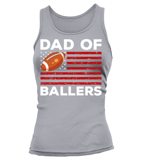 Dad of Ballers Softball Lovers Retro Vintage Tank top Woman