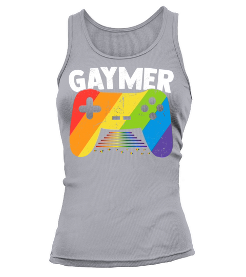 Gaymer Rainbow Pride Month Video Game Player Gay Tank top Woman
