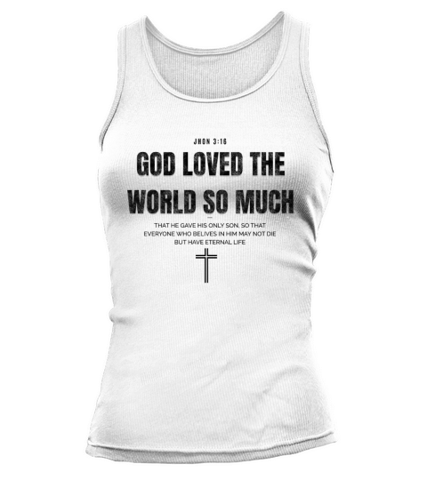 GOD LOVED THE WORLD Tank top Woman