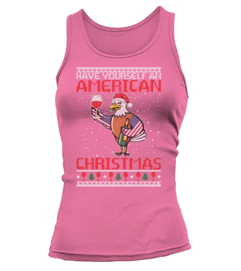 Have Yourself An American Christmas Funny Eagle Tank top Woman
