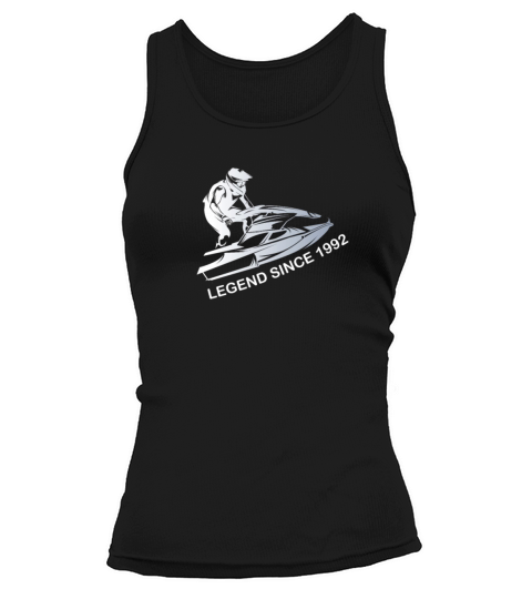 Jet ski vintage 1992 birthday 30 years Tank top Woman