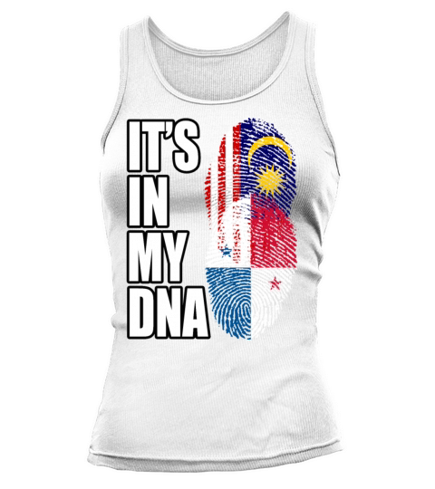 Malaysian And Panamanian Mix Heritage DNA Flag Tank top Woman