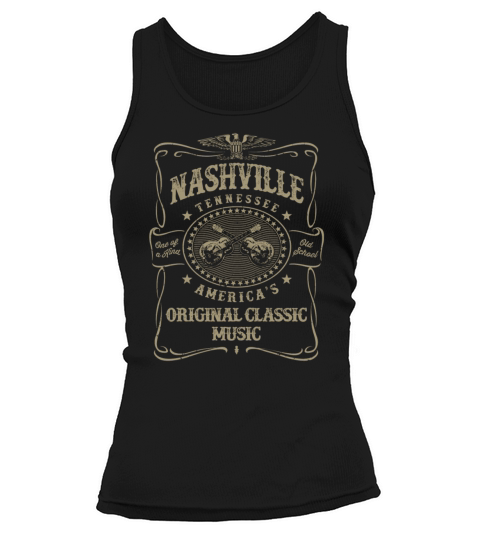 Nashville Music City Usa Vintage Tank top Woman