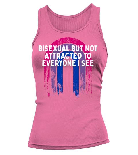 Not Attracted to Everyone Bisexual LGBTQ Bi Pride Tank top Woman