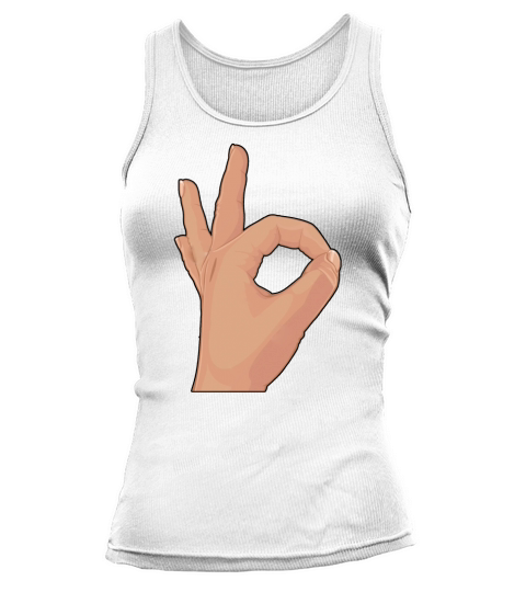 Ok Hand Sign Tank top Woman