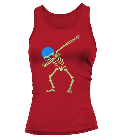 SWIMMING SKELETON DABBING Tank top Woman