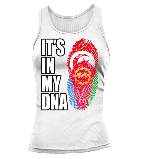 Tunisian And Eritrean Mix Heritage DNA Flag Tank top Woman
