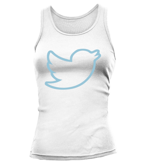Twitter Bird Border Tank top Woman