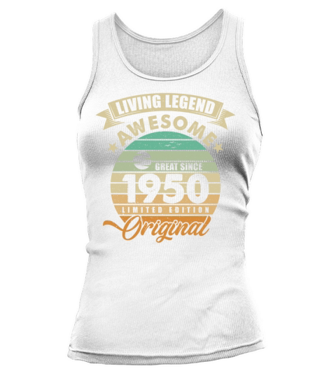 Vintaga 1950 Birthday Tank top Woman