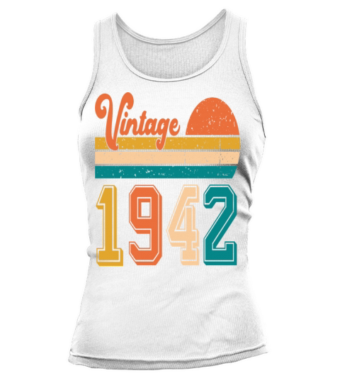 Vintage 1943 birthday gift Tank top Woman