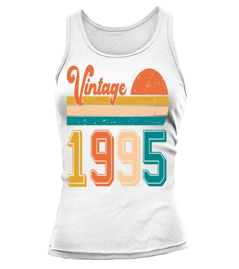 Vintage 1995 birthday gift Tank top Woman