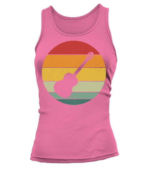 Vintage Retro Classic Guitar Vintage Music Tank top Woman