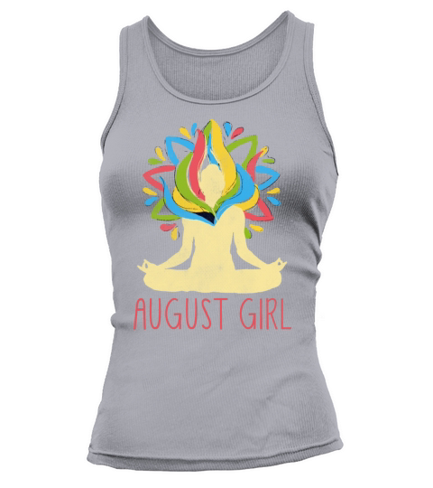 Yoga Mandala Meditation Birth Born Month August Tank top Woman