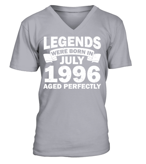 26th birthday July vintage 1996 gift idea V-Neck T-shirt