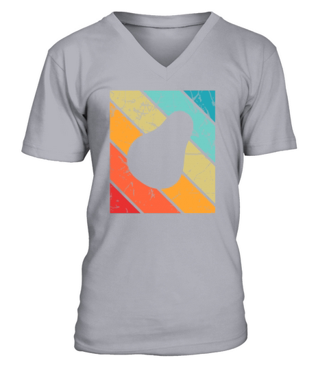 Avocado Vegan Lover Retro Veggie Diet Gift idea V-Neck T-shirt