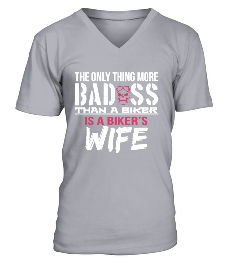 Biker Wife Shirt T-Shirt V-Neck T-shirt