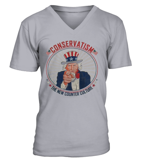 Conservatism The New Counter Culture Shirts V-Neck T-shirt