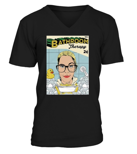 Emily Bett Rickards Badezimmertherapie V-Neck T-shirt